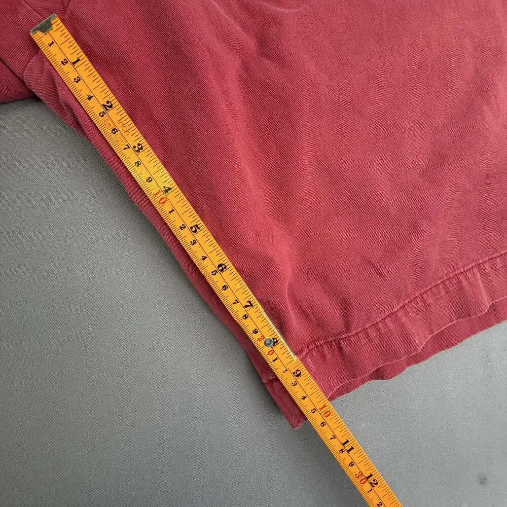 Polo Ralph Lauren Shorts Mens 48 Red Classic Fit Chino Cotton Casual 10 Inseam